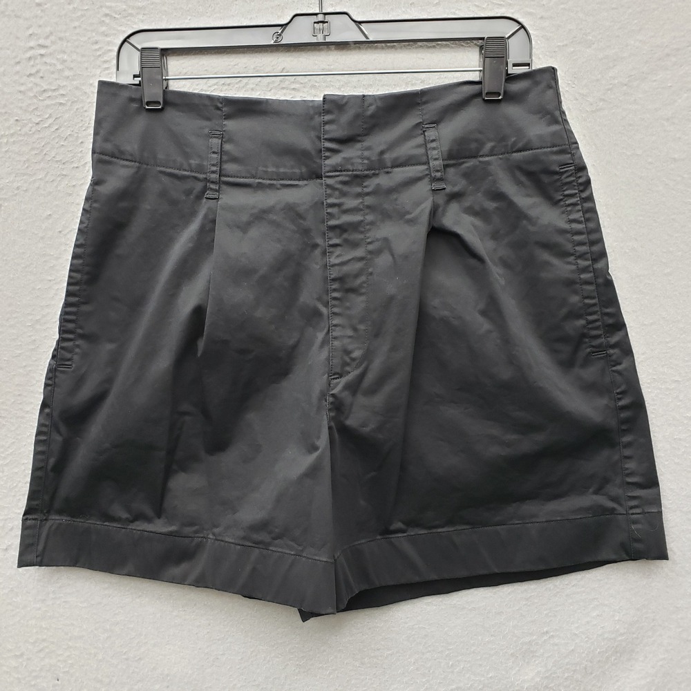Lauren Ralph Lauren High Rise Cuffed Trouser Shorts Black Minimalist Old Money 8